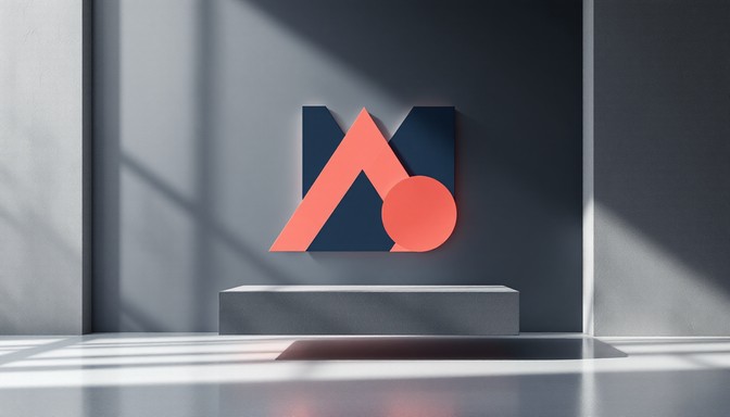 Dimensional logo and branded wall feature installation