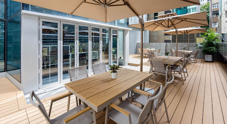 Modular outdoor activation furniture designed for quick setup