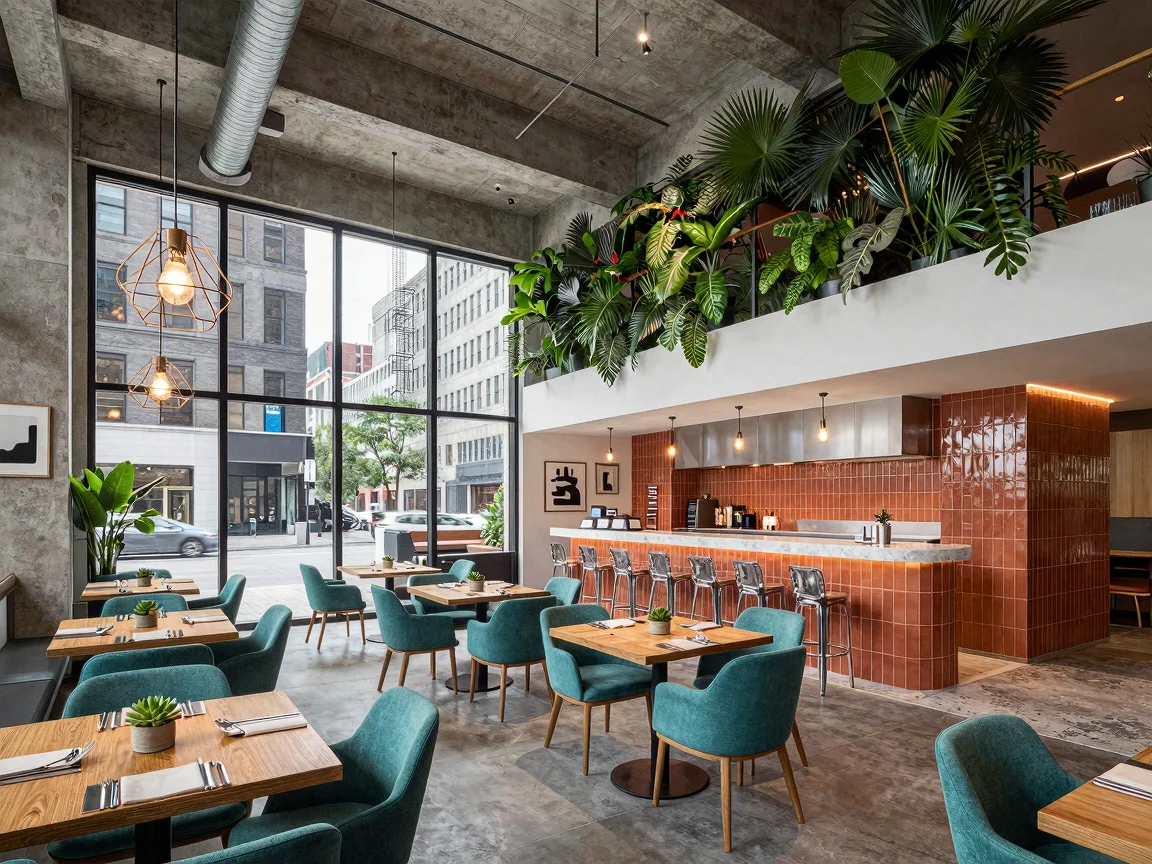 Retail and dining environment built to a fixed opening date