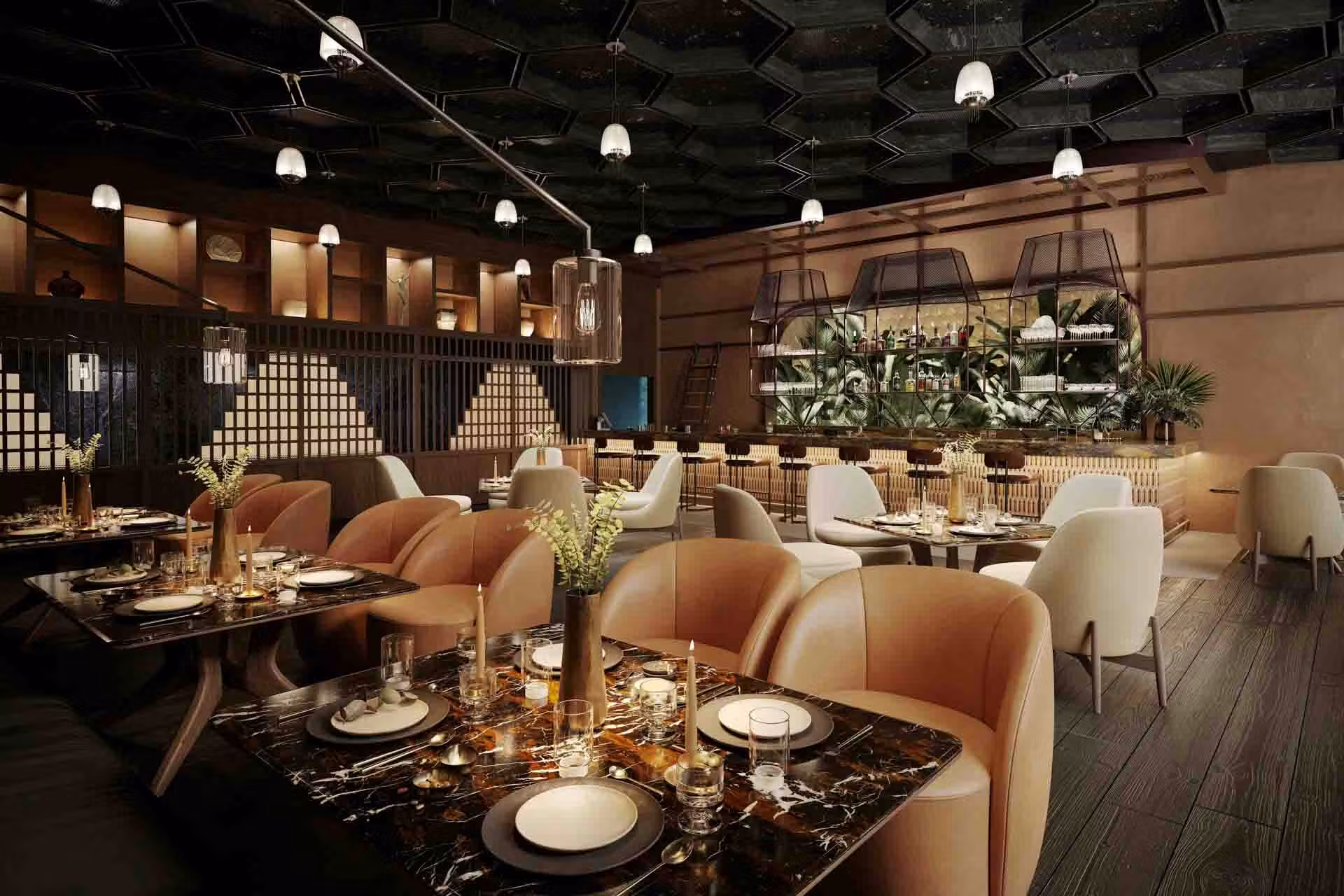Retail and food and beverage interior
