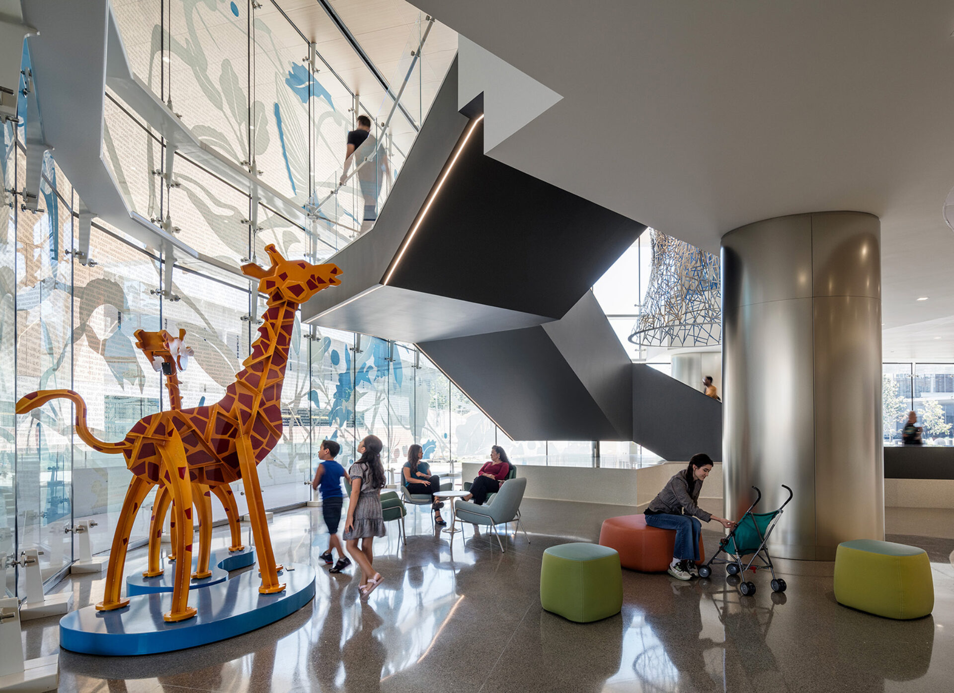 Healthcare, education, and civic interior