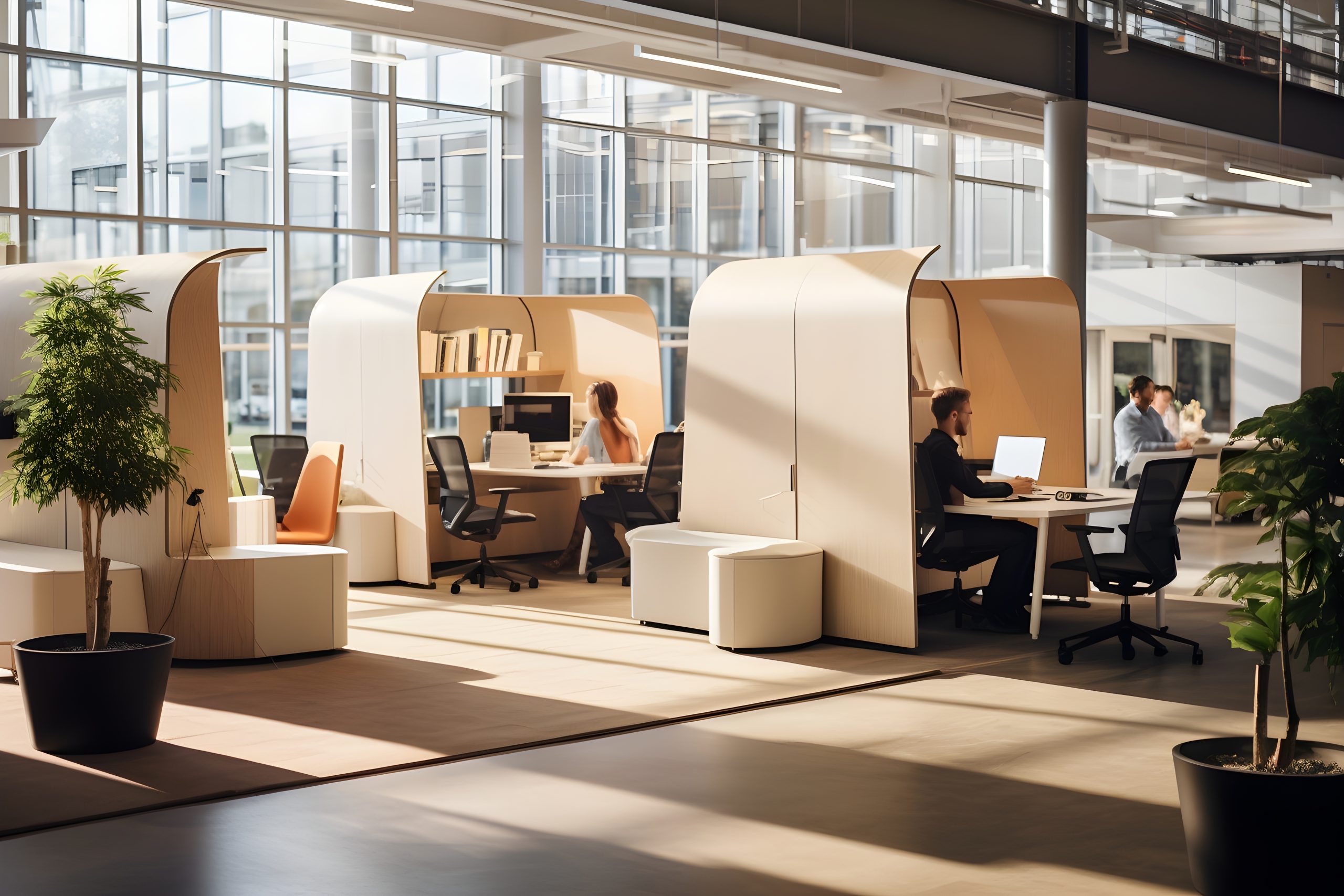 Workplace lounge and breakout interior